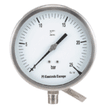 Pressure gages for water stations