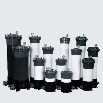 Cartridge housing For water stations