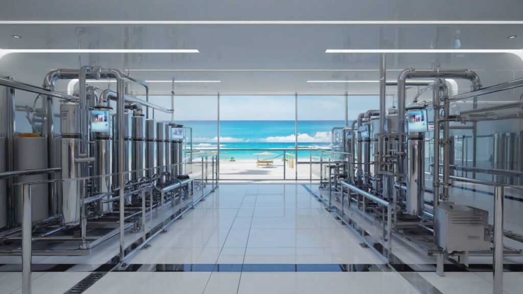 حلول تحلية المياه للفنادق والمنتجعات