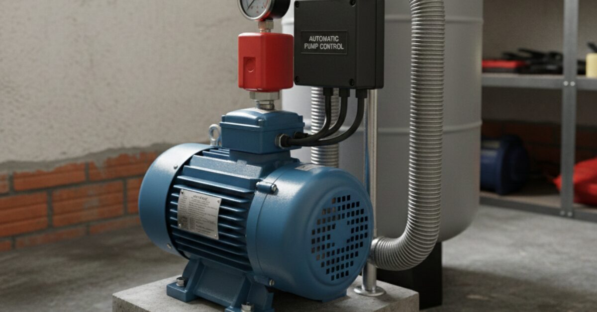 لقطة قريبة توضح الأجزاء الداخلية الميكانيكية والتروس الدقيقة المستخدمة في عملية ضبط أوتوماتيك موتور المياه لضمان دقة التشغيل.