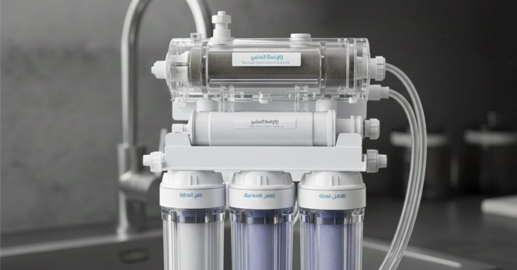 فلتر مياه 7 مراحل متطور مزود بشاشة ديجيتال لمراقبة جودة المياه، حيث تساعد هذه الشاشات في اكتشاف انخفاض الضغط الذي يعتبر من أسباب ضعف مياه الفلتر 7 مراحل الشائعة