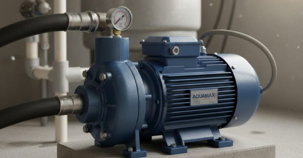 فحص موتور مياه قديم للتأكد من وجود علامات حرق موتور المياه مثل الصدأ وتآكل الغطاء الخارجي وضعف الأداء.