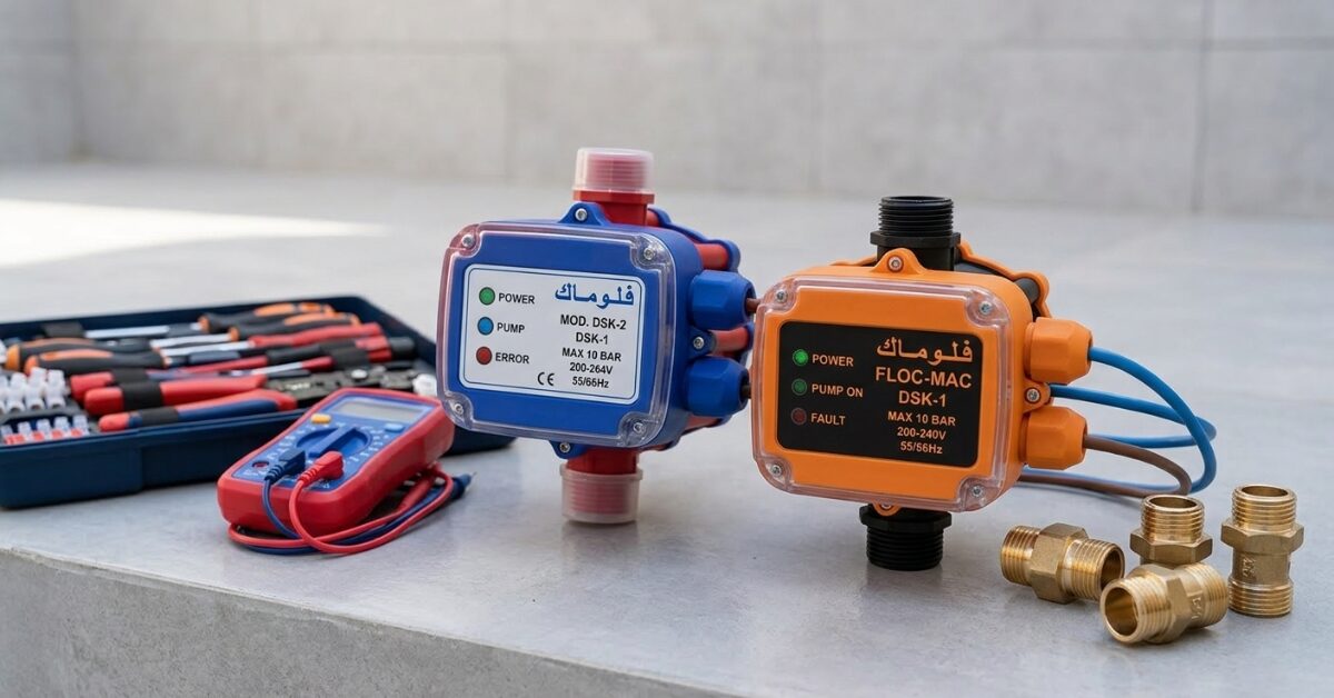 أنواع مختلفة من أجهزة الفلوماك وأدوات صيانة مخصصة لحل أعطال الفلوماك.