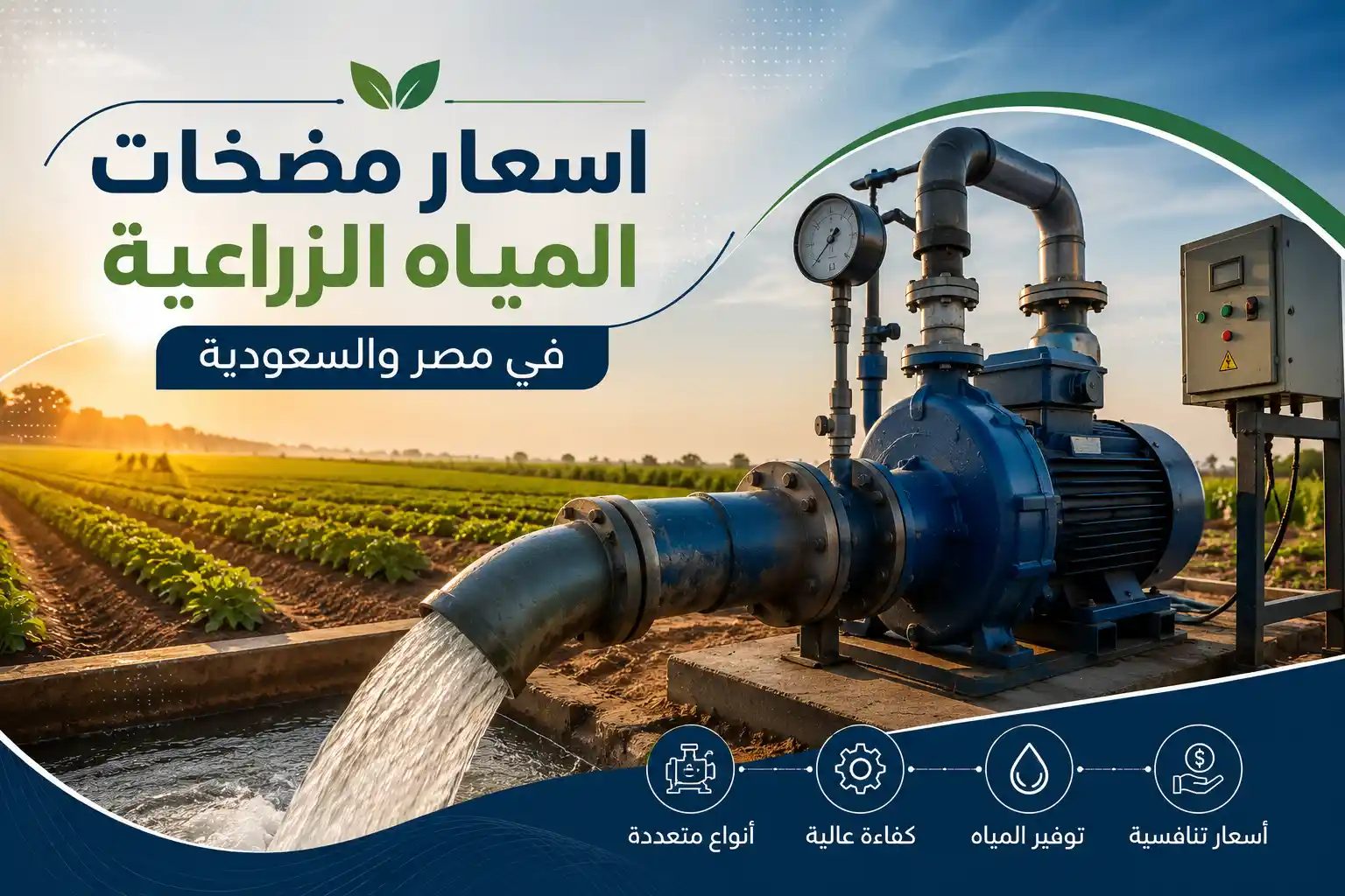 اسعار مضخات المياه الزراعية