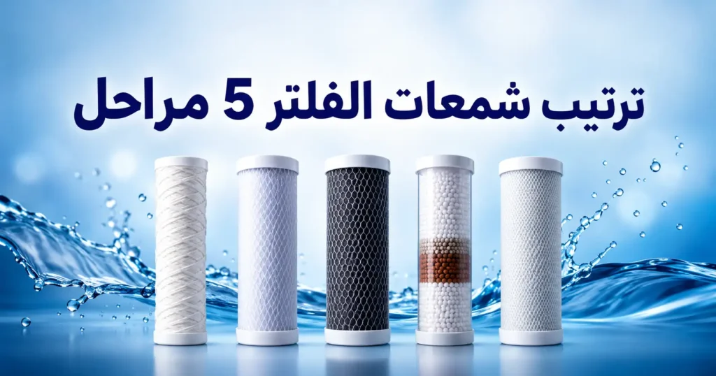 ترتيب شمعات الفلتر 5 مراحل