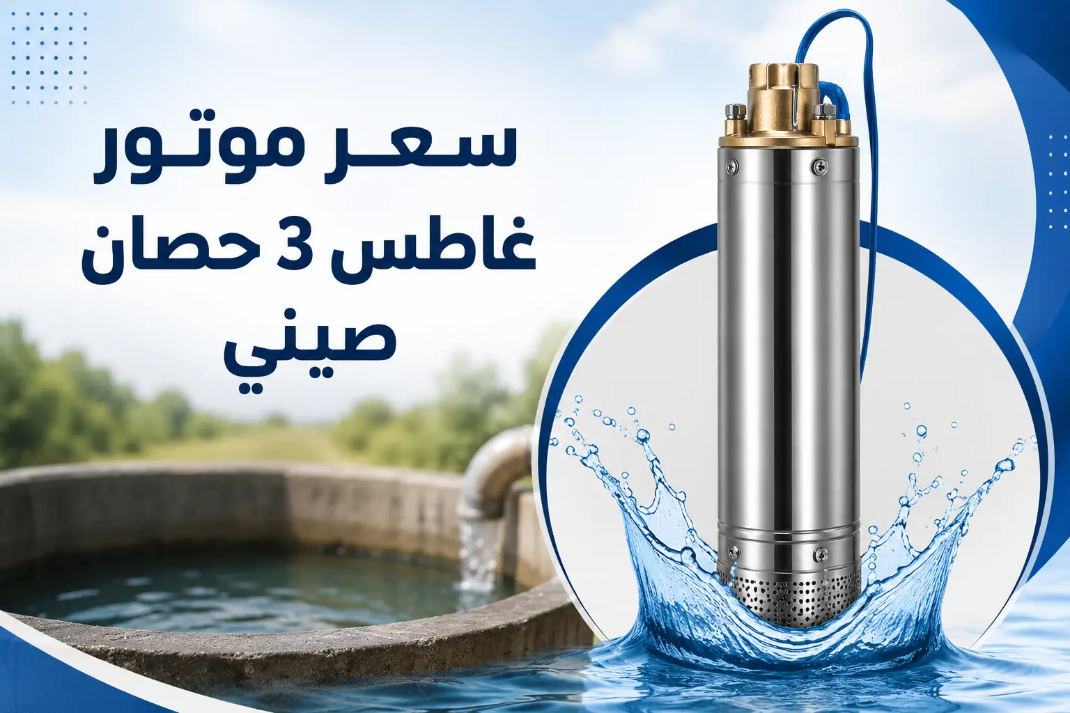 سعر موتور غاطس 3 حصان صيني