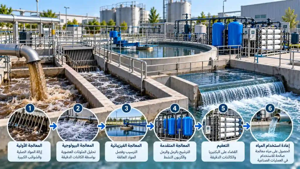 إعادة تدوير مياه الصرف الصناعي